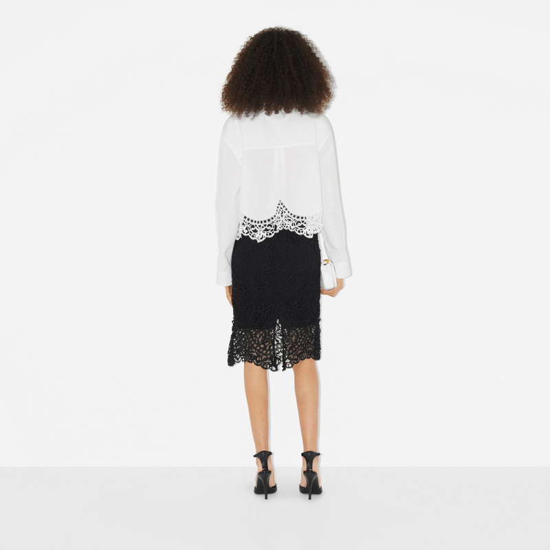 Macramé Lace Pencil Skirt 4