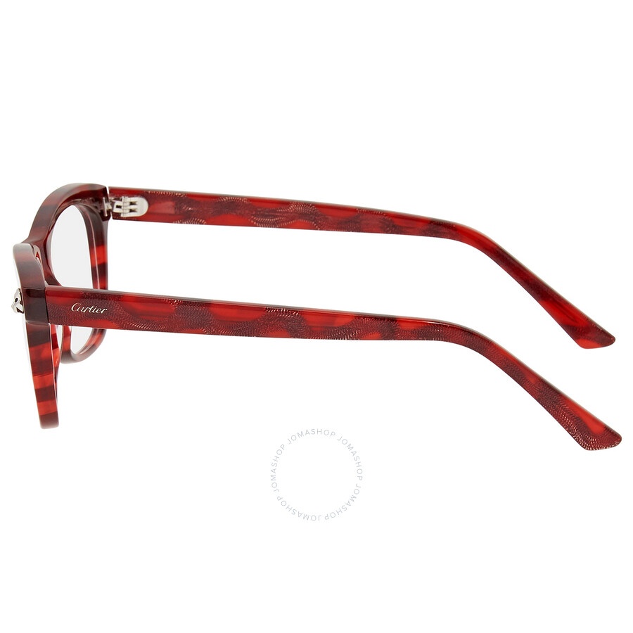 Cartier Demo Rectangular Ladies Sunglasses CT0144O 007 54 - 3