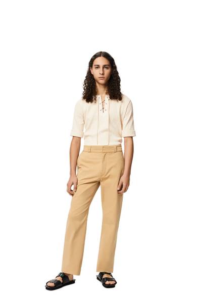 Loewe Straight leg trousers in cotton outlook