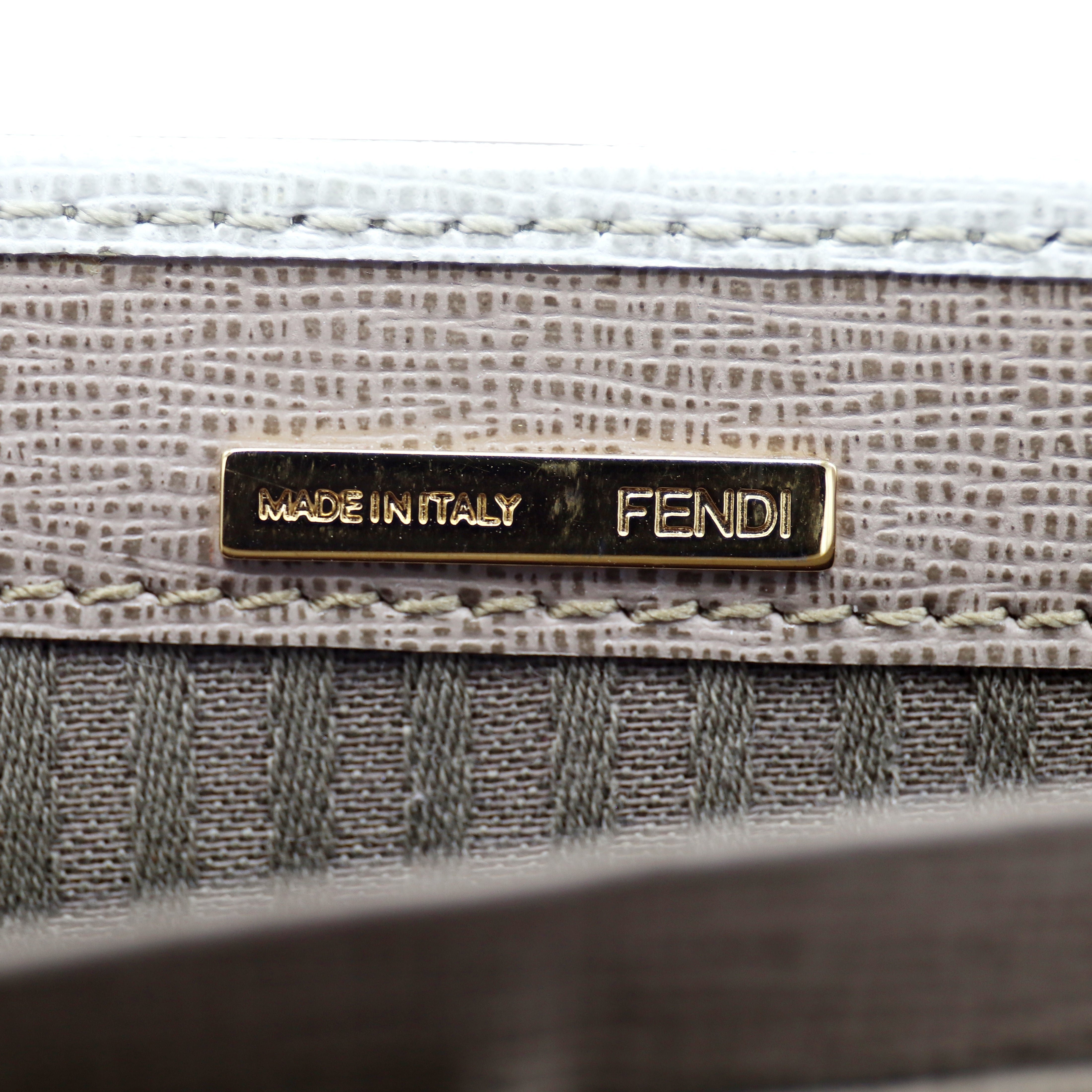 Fendi Long Wallet - Black Leather - 6