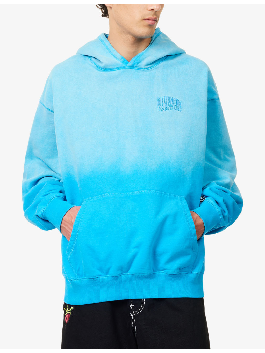 Arch Logo-Embroidered Cotton Hoody - 3