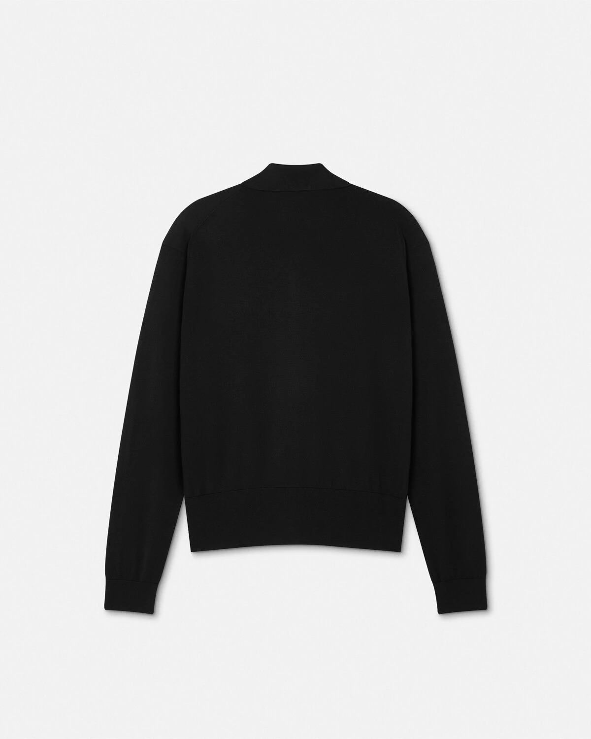 Silk-Blend Knit Polo Cardigan - 3