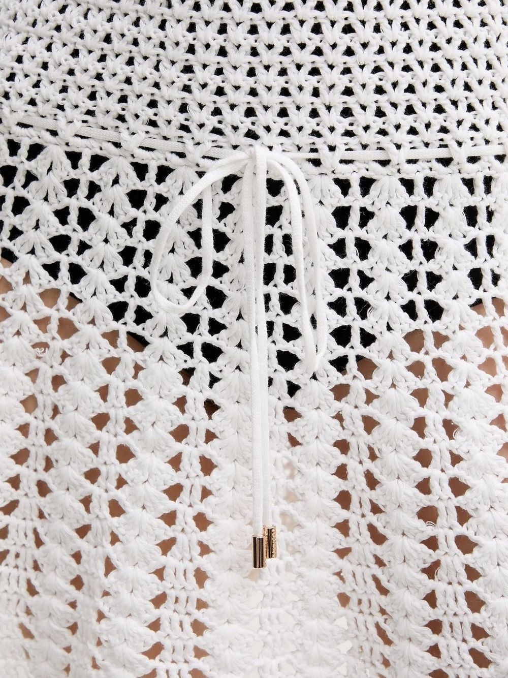 Annalise ruffled crochet mini dress - 4