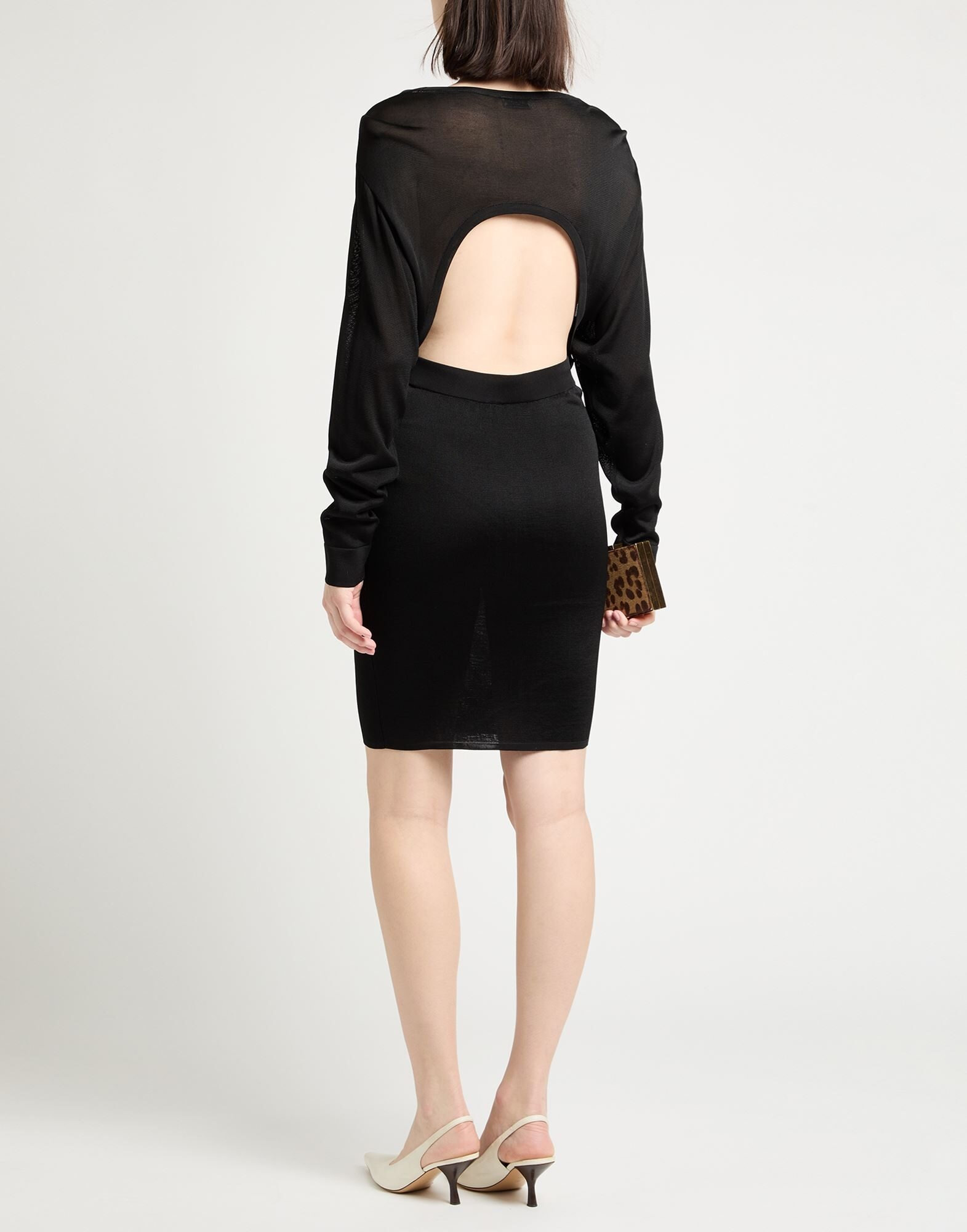 Black Women's Midi Dress - 4