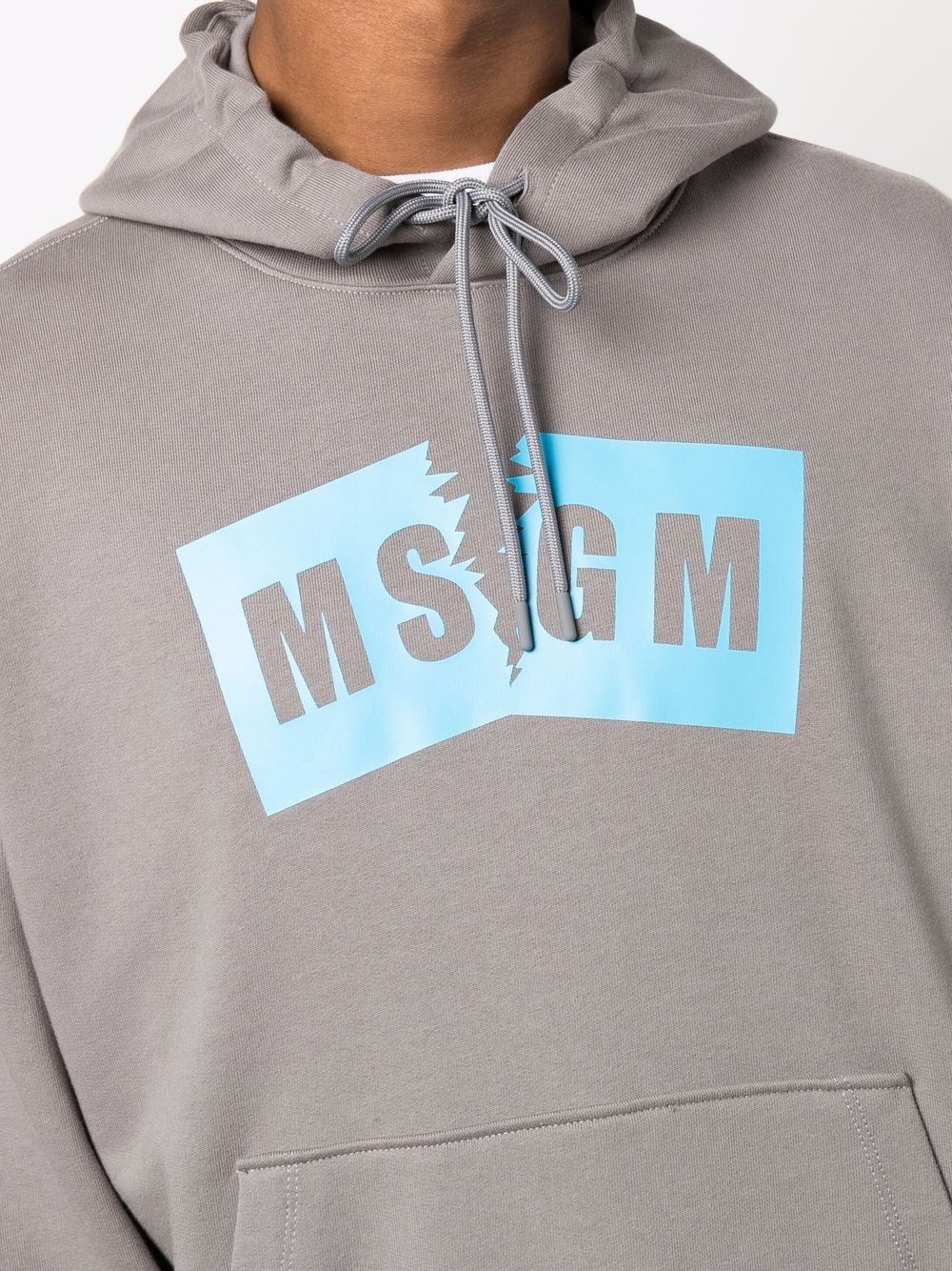 logo-printed hoodie - 5