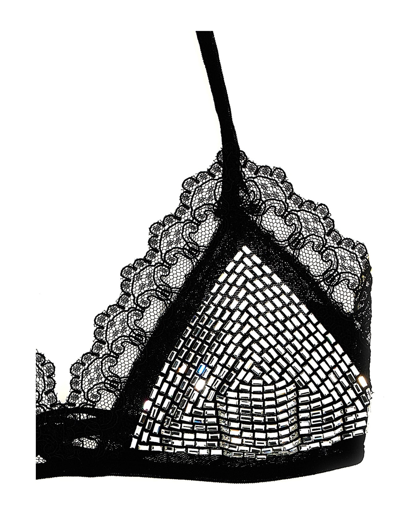 THE ATTICO Rhinestone Bra | italist | REVERSIBLE