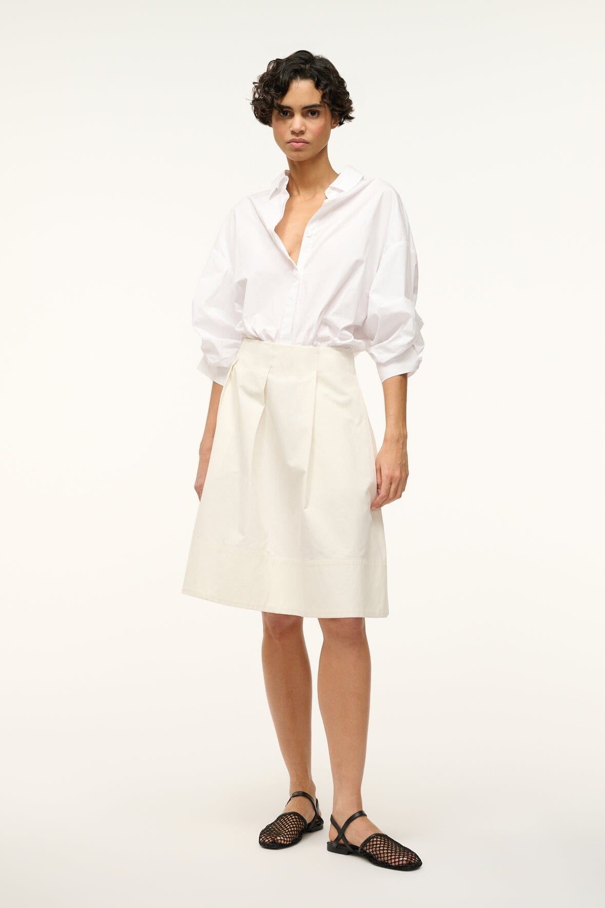 STAUD ウェルスミニトレス R25R2222SP096 BDTLBORDEAUXTOILE STAUD STAUD TRAVERSE BODYSUIT WHITE | REVERSIBLE