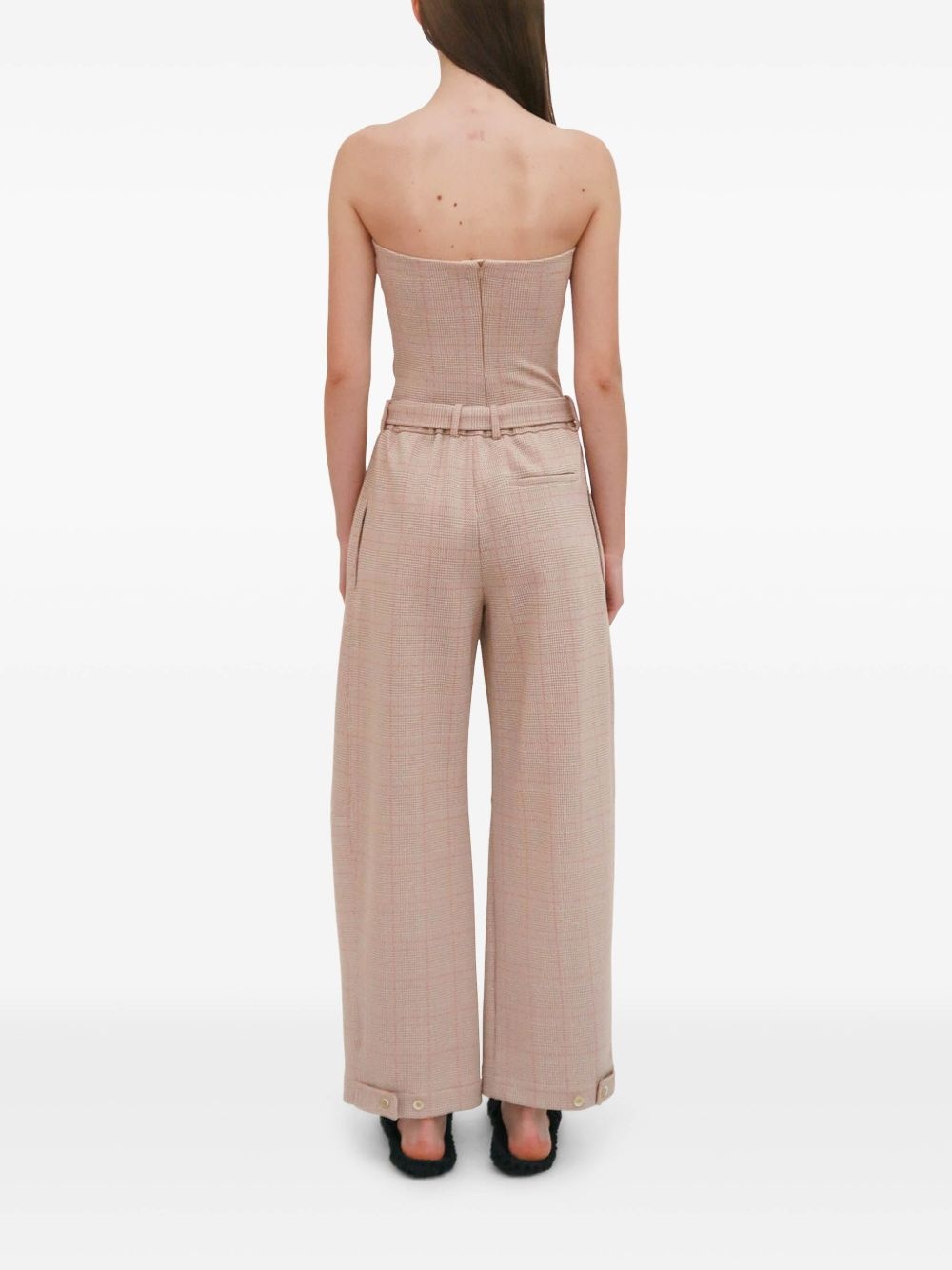 belted tapered trousers - 6