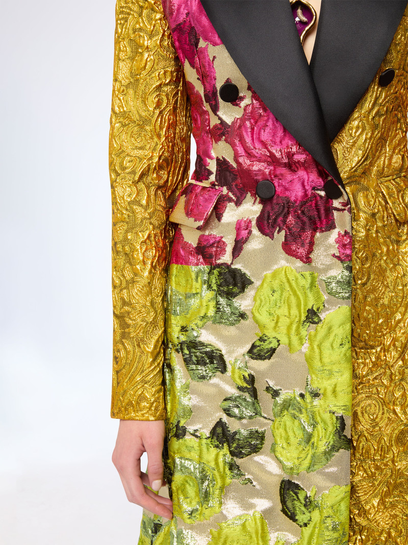 Patchwork Jacquard Frock Coat 3