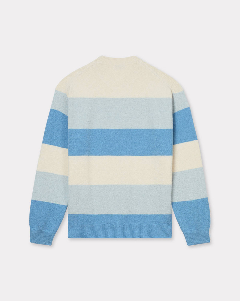 KENZO Embroidered stripes jumper in cotton blend outlook
