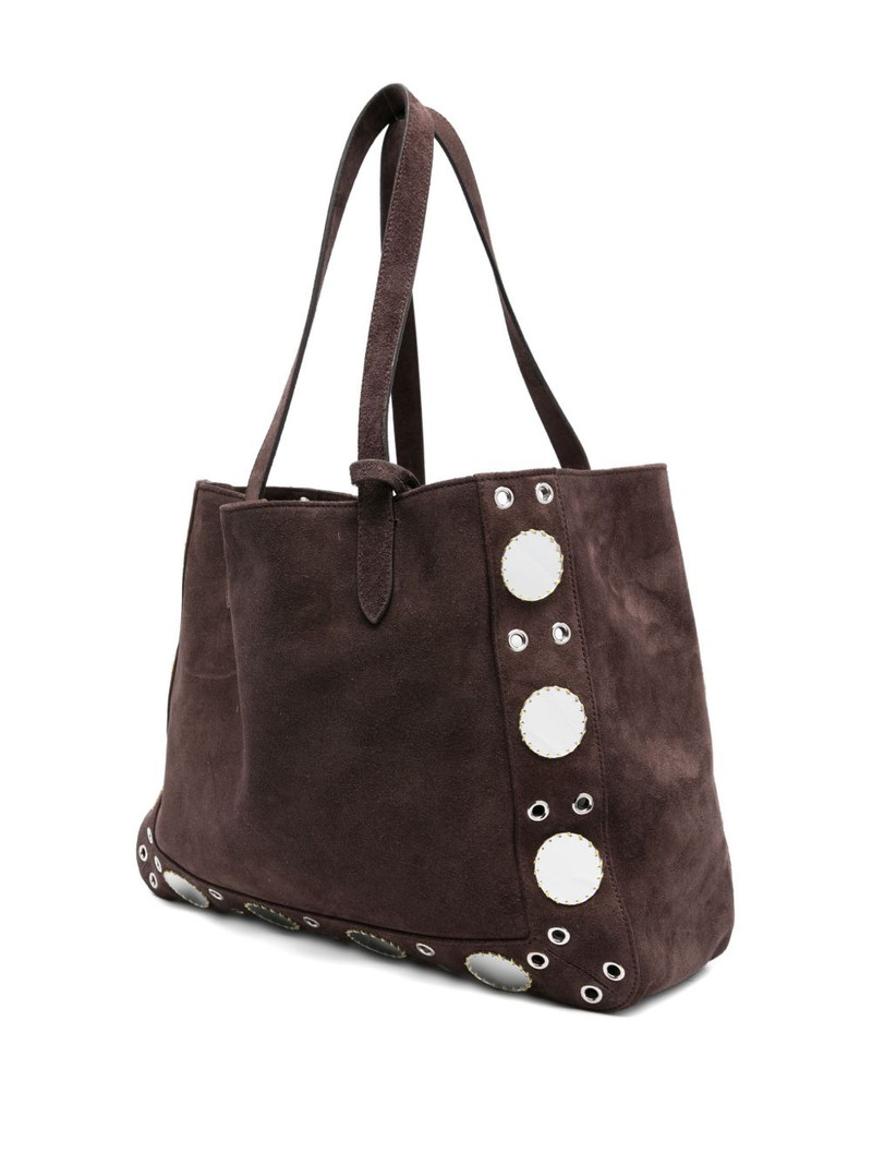 Nellcôte suede tote bag 3