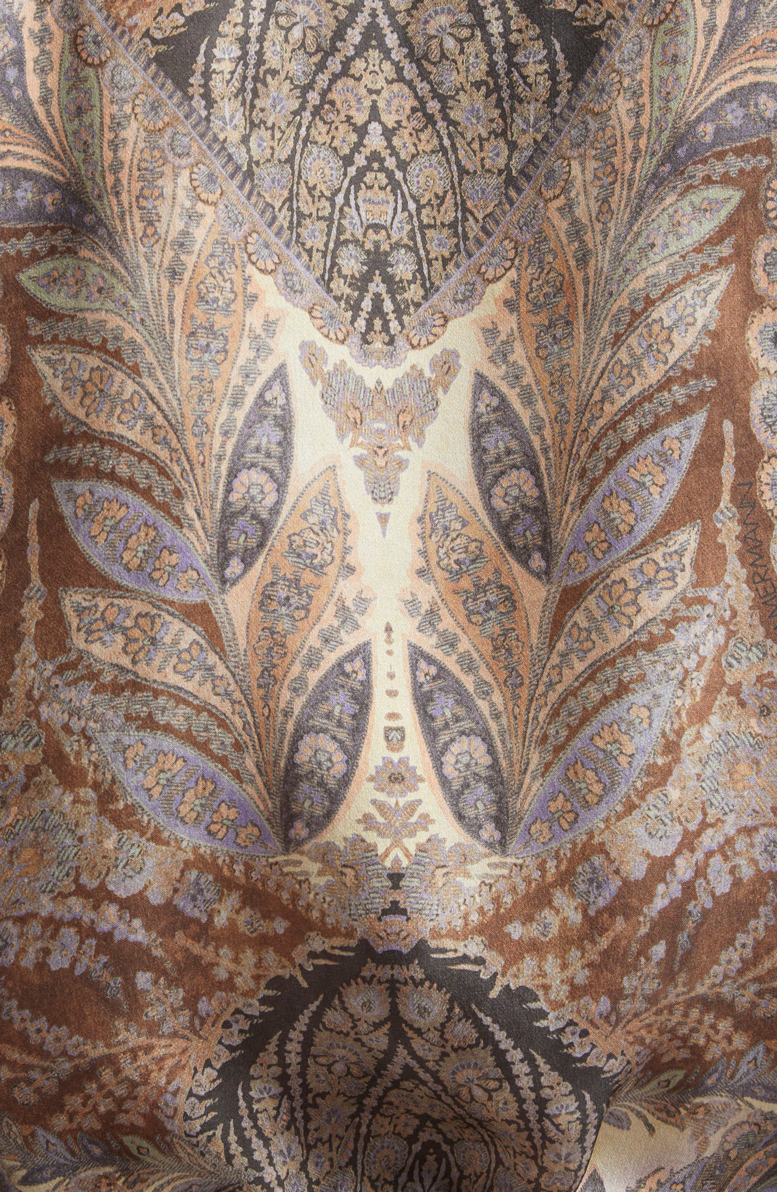 Zimmermann Hypnotic Silk Button-Up Shirt in Denim Paisley at Nordstrom - 6