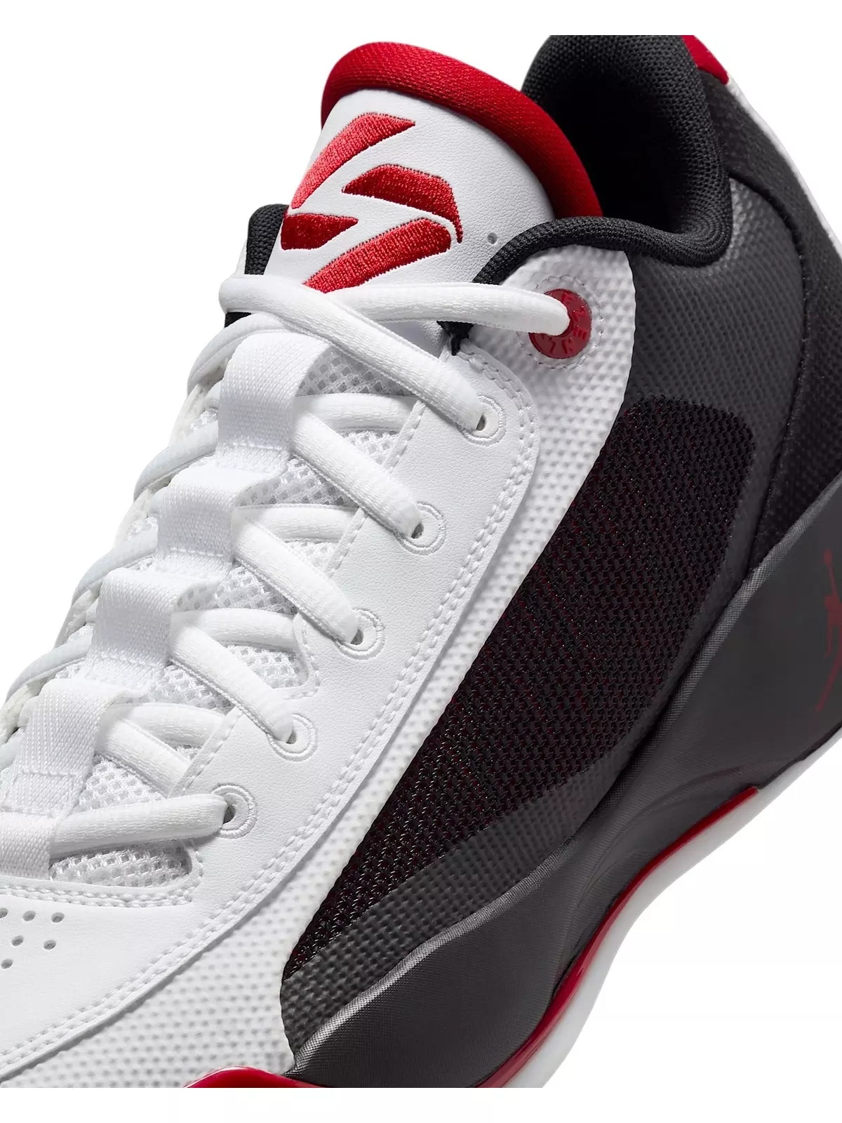 Luka .77 "White/Black/Gym Red" Men's Basketball Shoe - 6