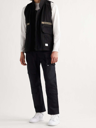 WTAPS Embroidered Cotton-Twill Gilet outlook