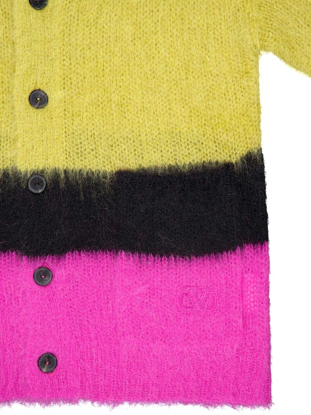 color-block cardigan - 4