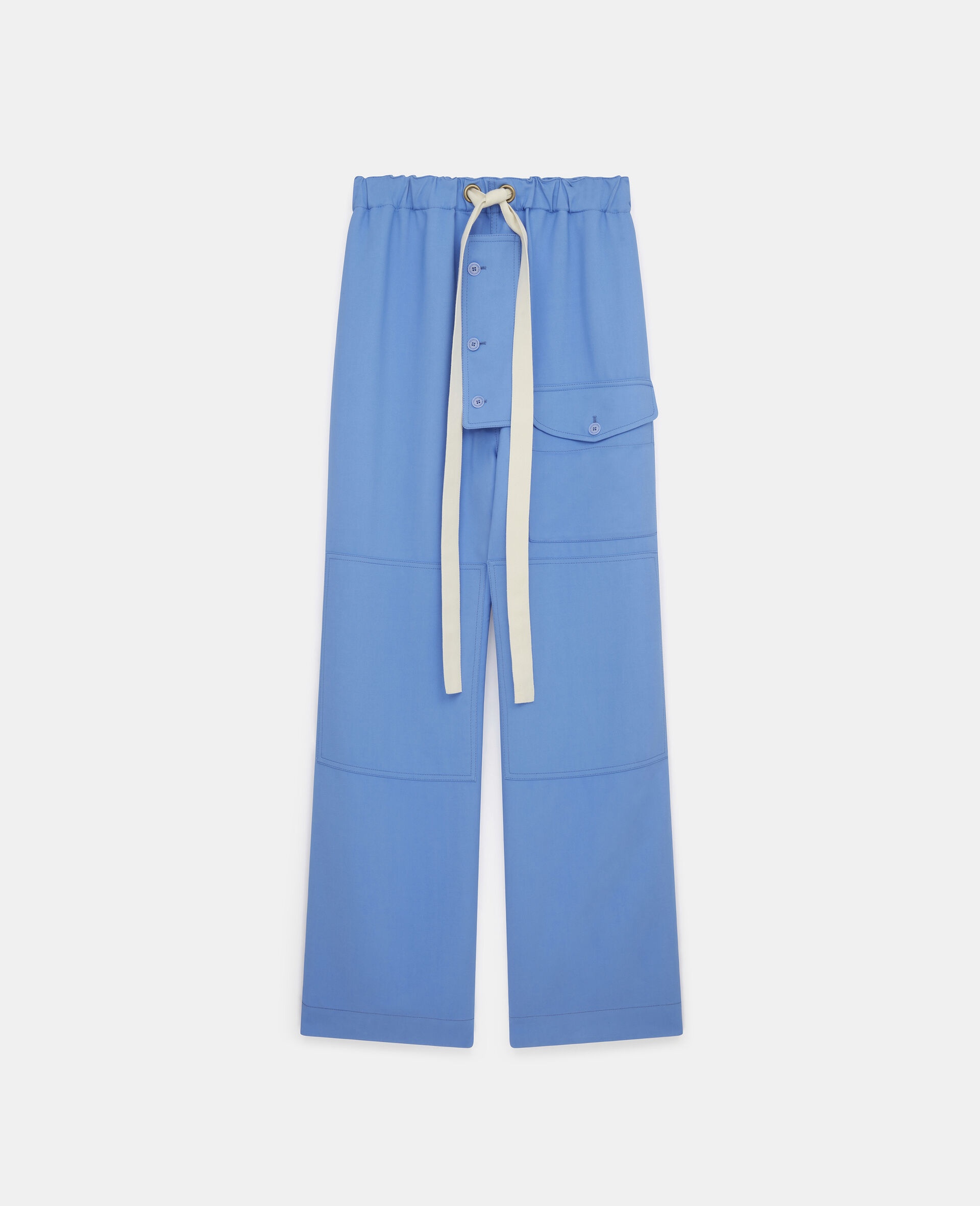 Twill Belted Cargo Pants - 1