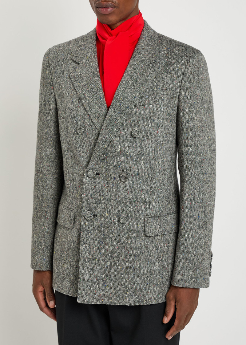 Valentino Valentino Garavani Double-breasted Tweed Blazer outlook