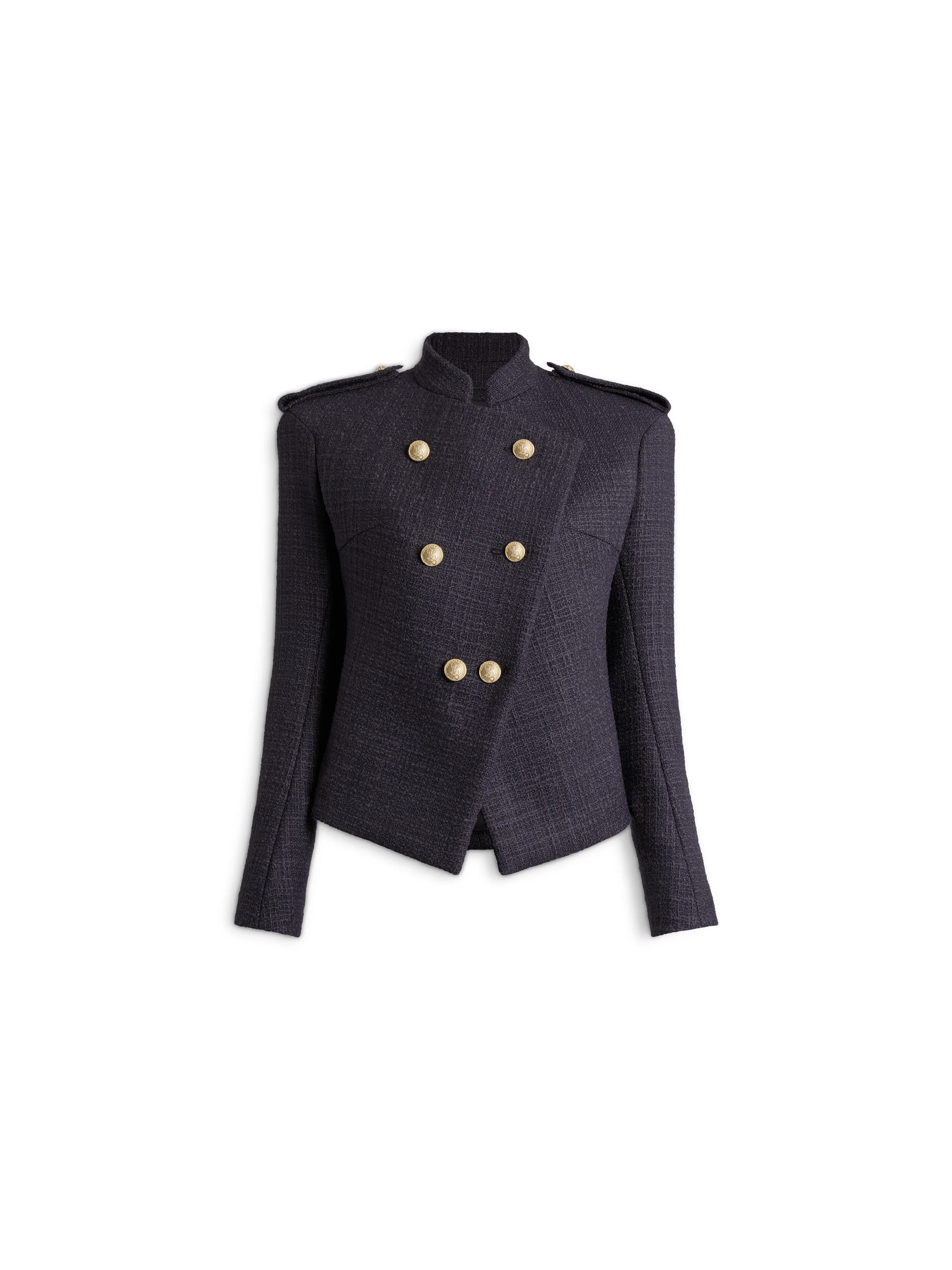 Tweed 6-button jacket - 1