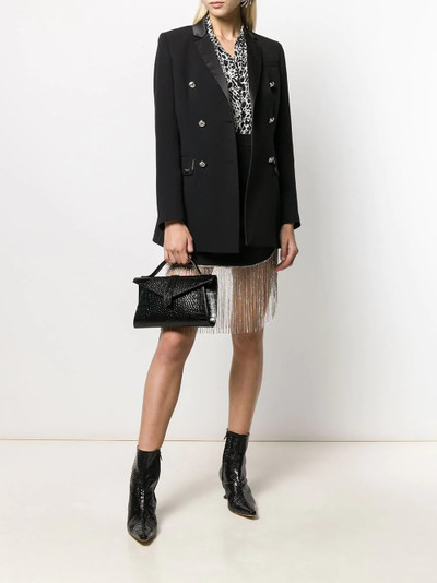 PHILIPP PLEIN fringed fitted skirt outlook