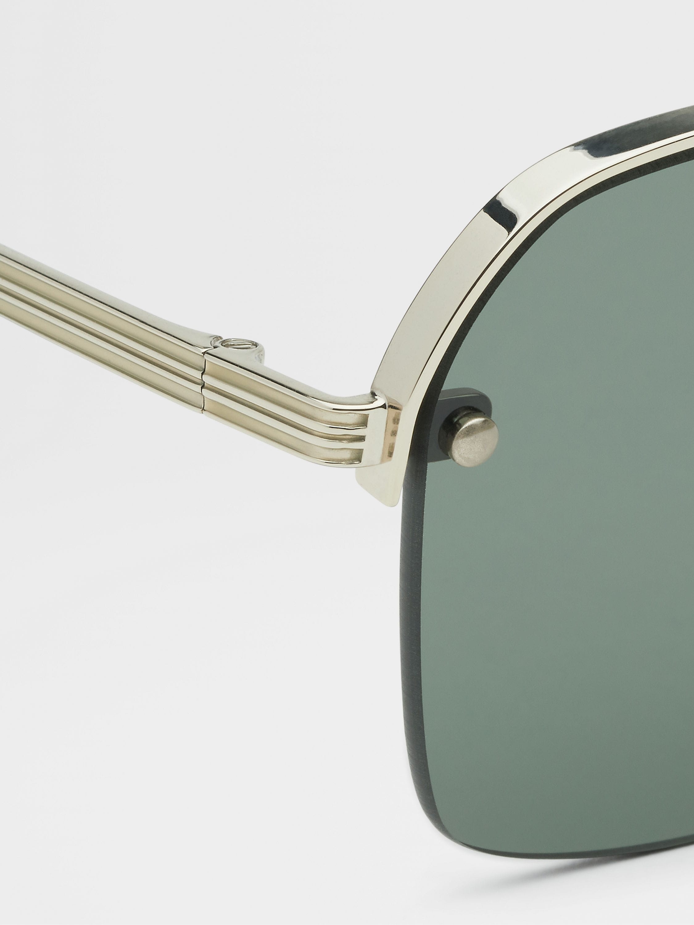 PALE GOLD METAL SUNGLASSES - 2