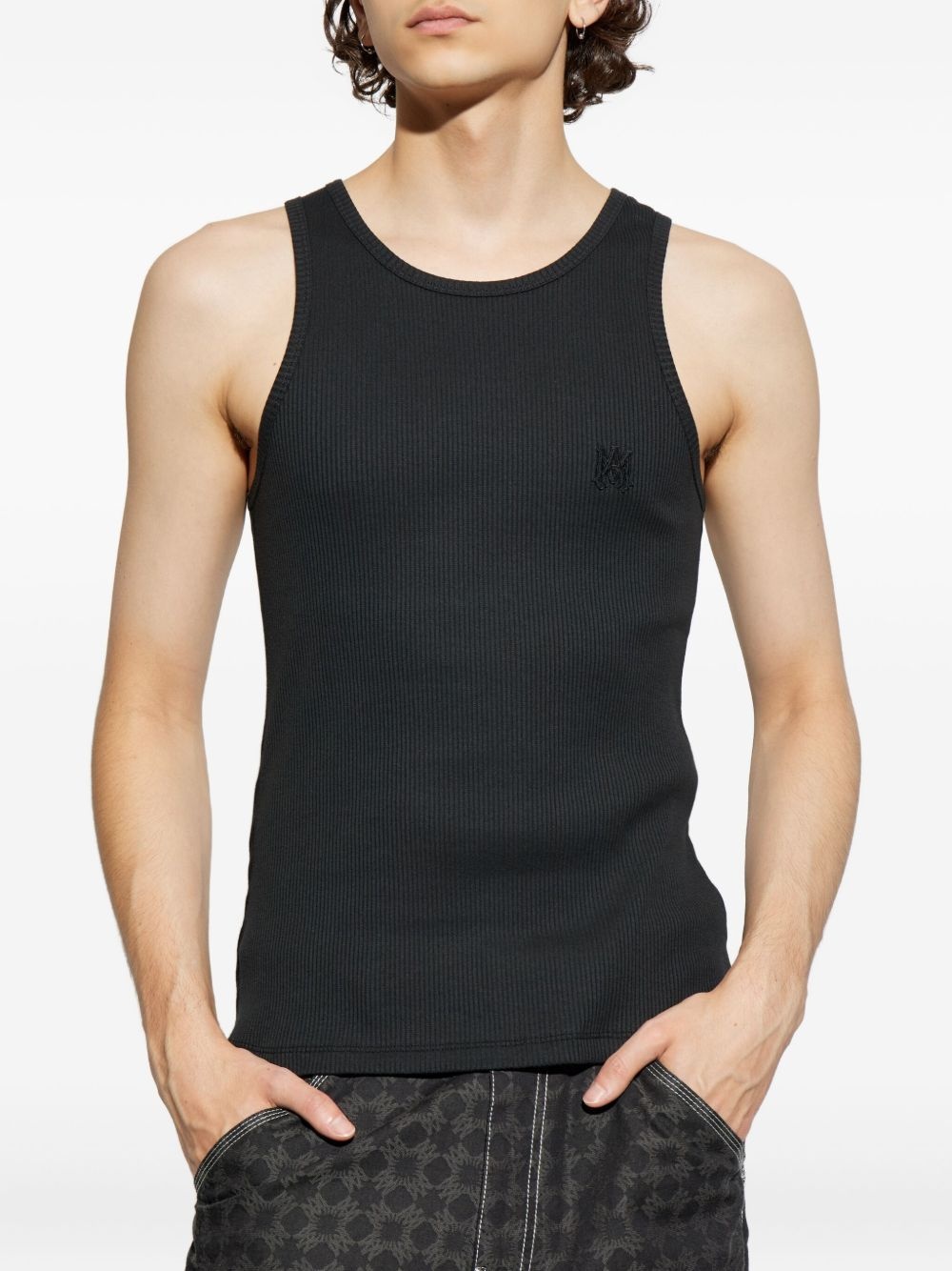 ribbed tank top - 3