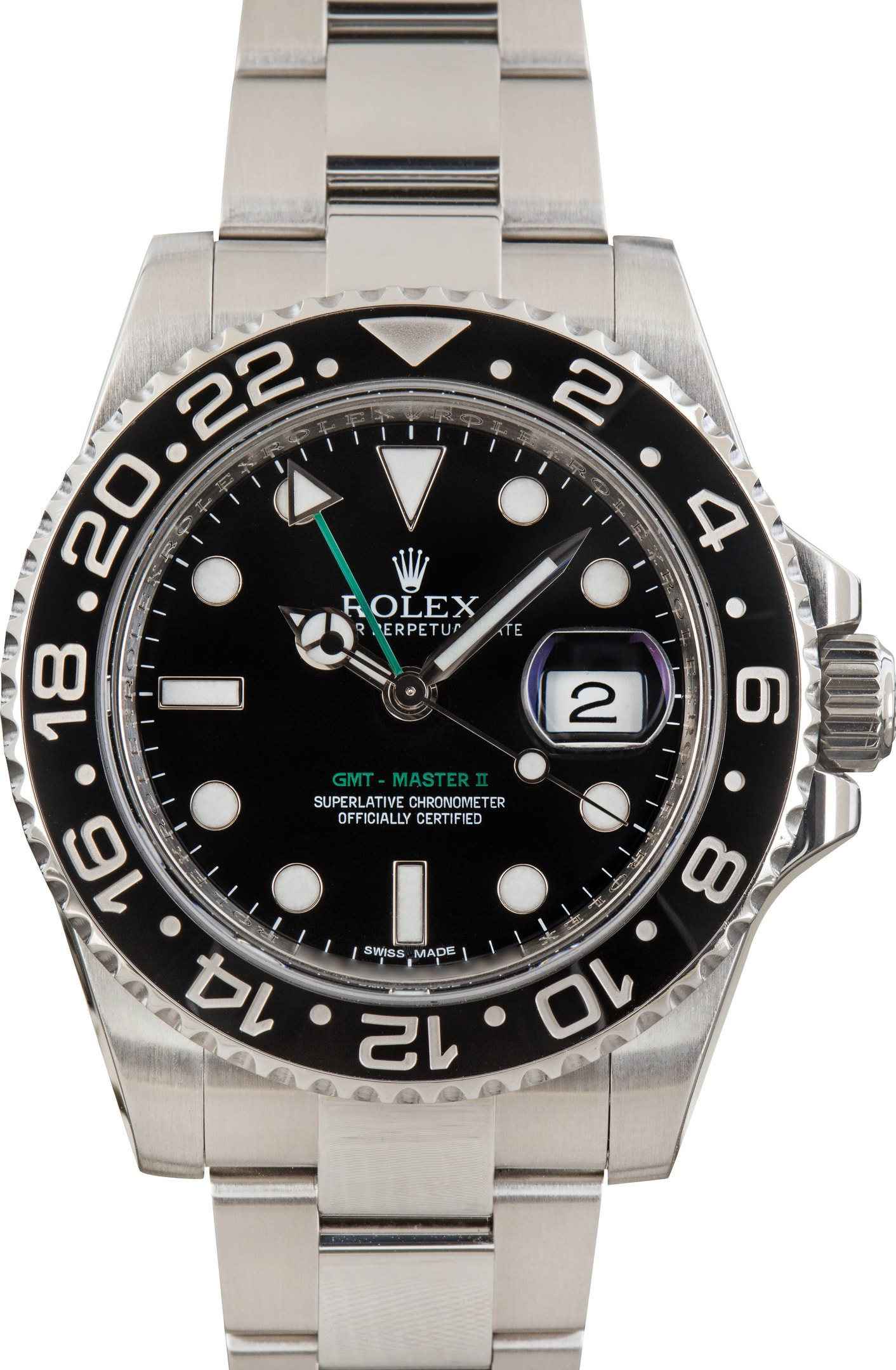 181738 Rolex GMT Master II Ref 116710 Black Dial - 1