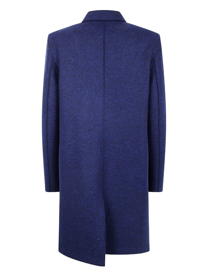 Harris Wharf London single-breasted wool coat outlook