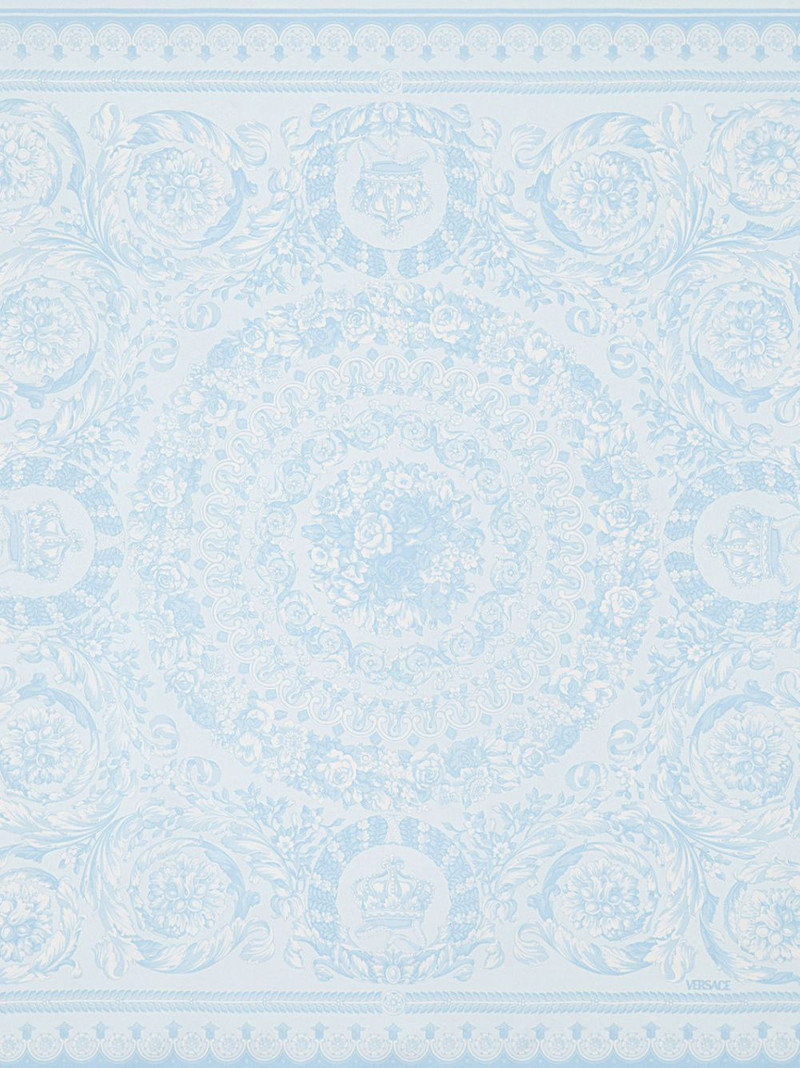 VERSACE Barocco-print scarf outlook