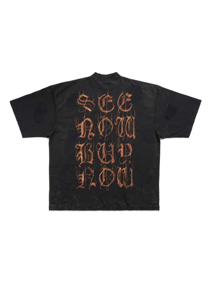 BALENCIAGA Heavy Metal cotton T-shirt outlook