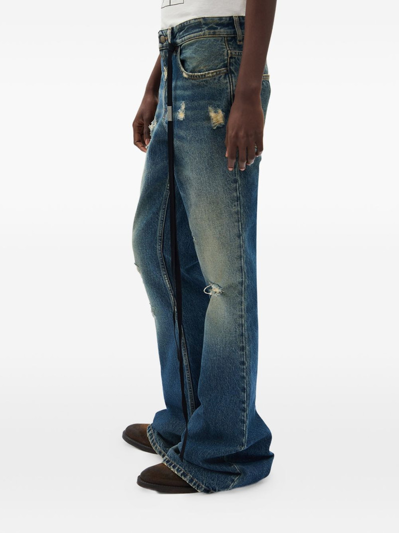 Toos slim bootcut distressed jeans 1
