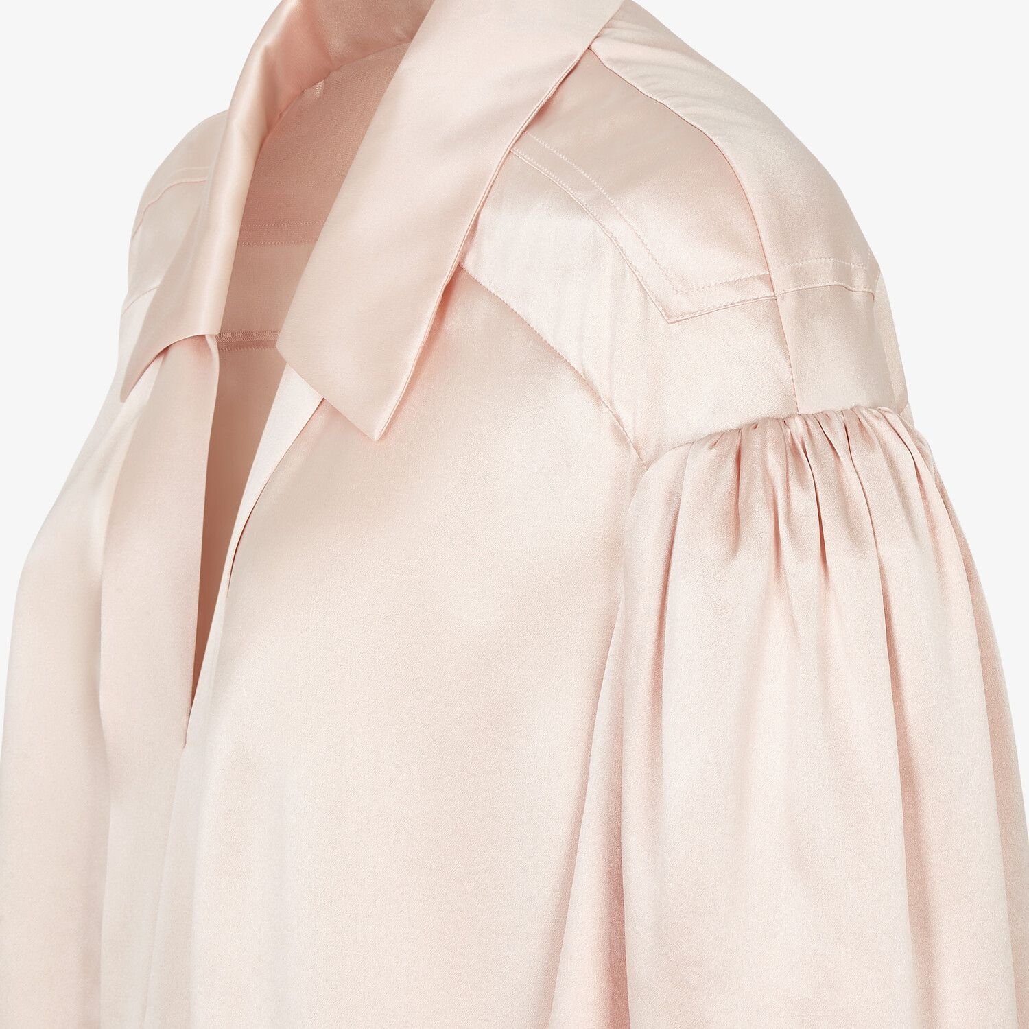 Pink silk blouse - 3