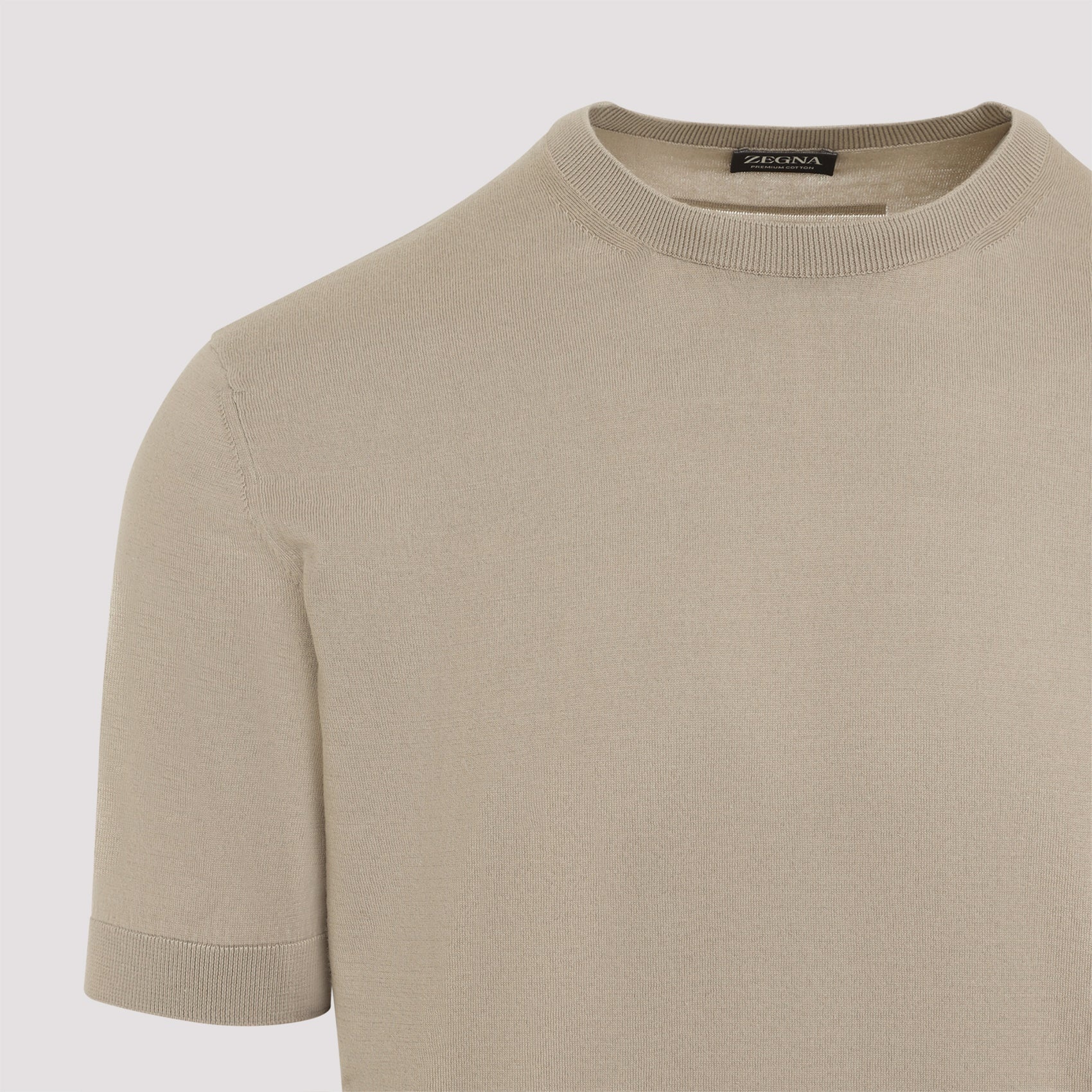 ZEGNA Zegna Round Neck Short Sleeves T-Shirt Men | luosophy