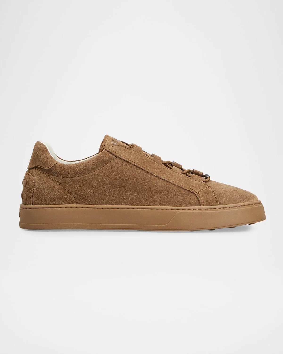 Men's Suede Stretch Slip-On Sneakers - 1