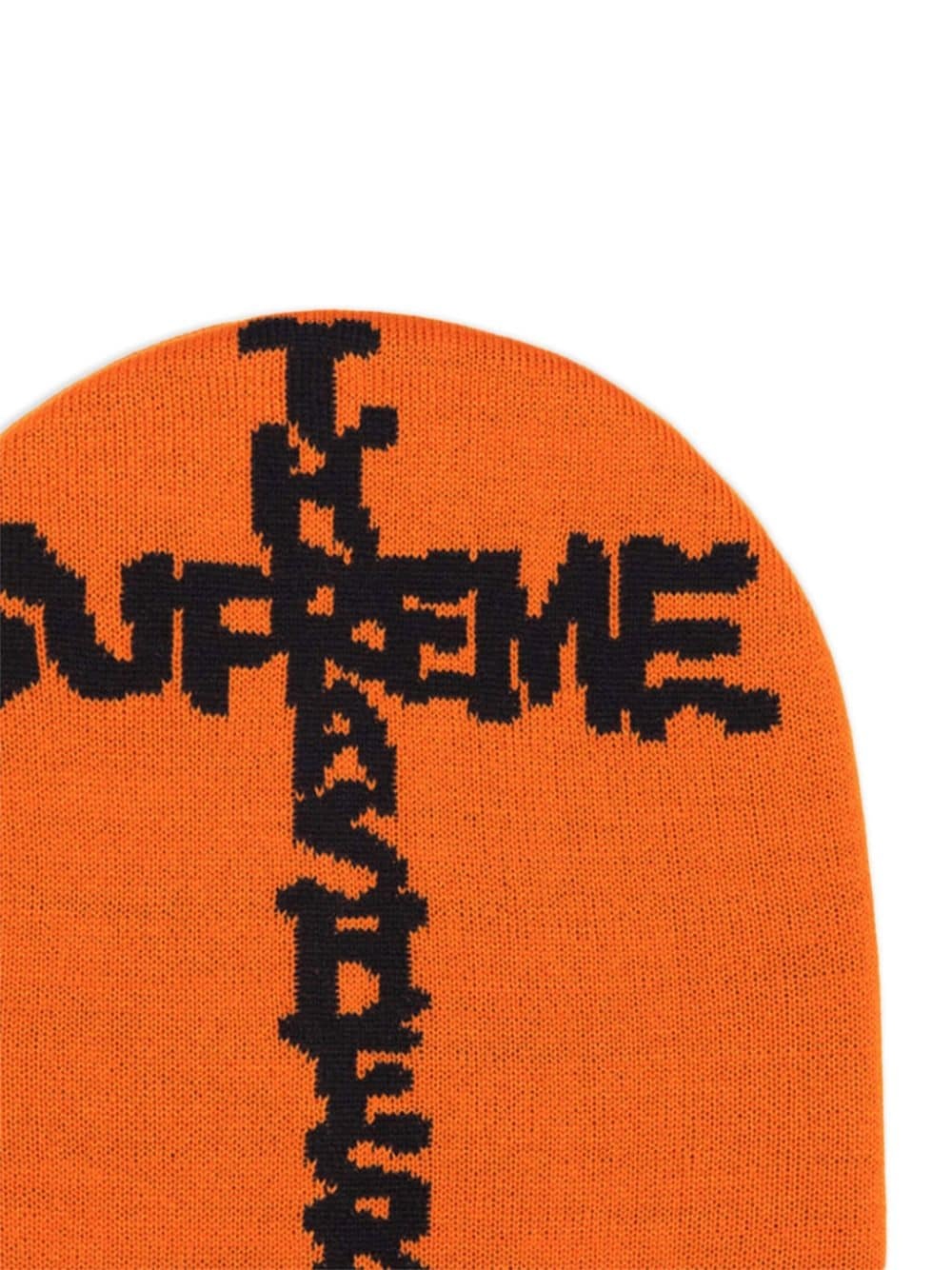 x Thrasher logo-intarsia "Orange" beanie - 2