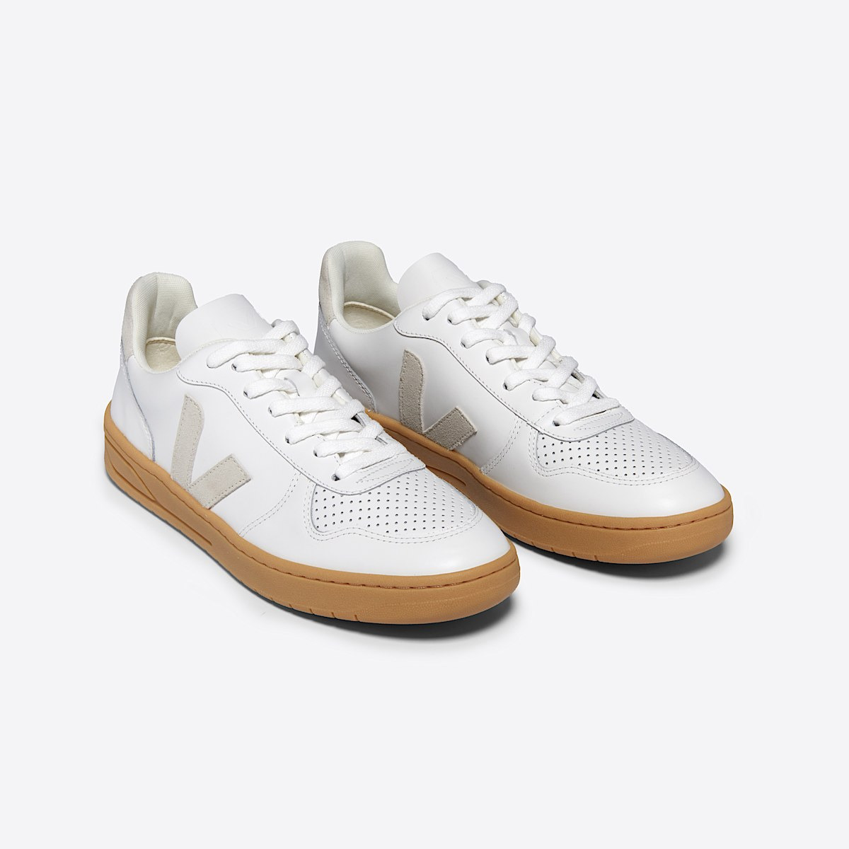 V-10 LEATHER WHITE NATURAL - 2