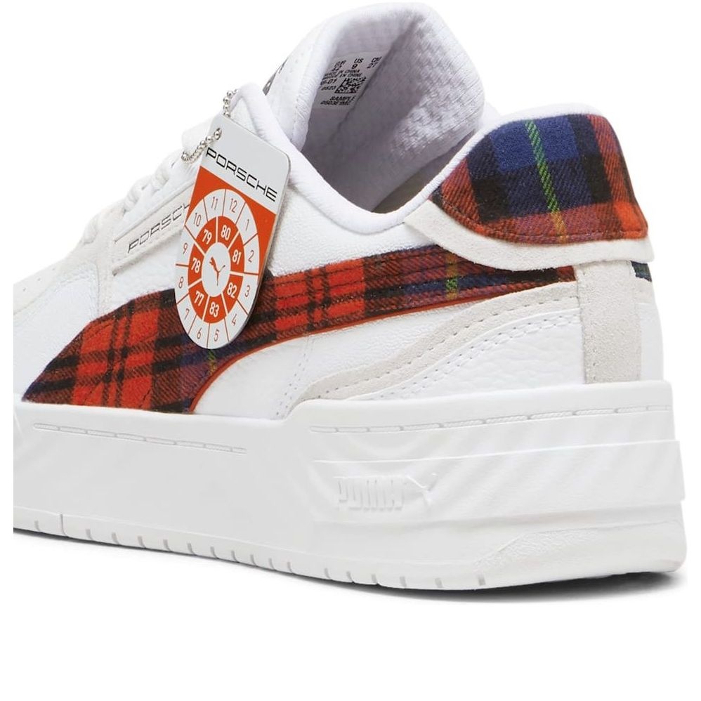 PUMA x Porsche Legacy CA Pro 'Tartan Formstrip White Redmazing' 308418-01 - 6