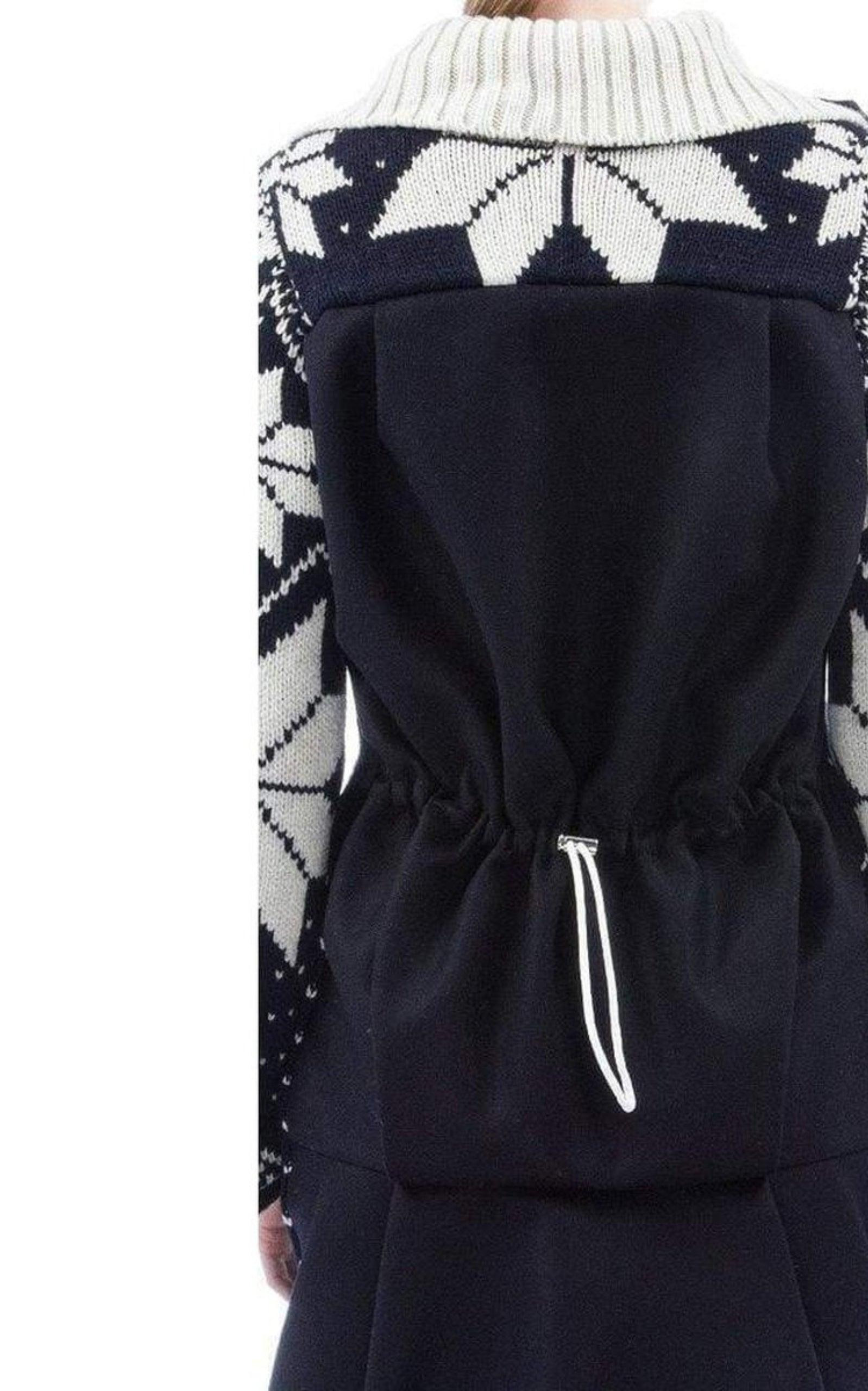 Luck Jacquard Long Cardigan Coat - 5