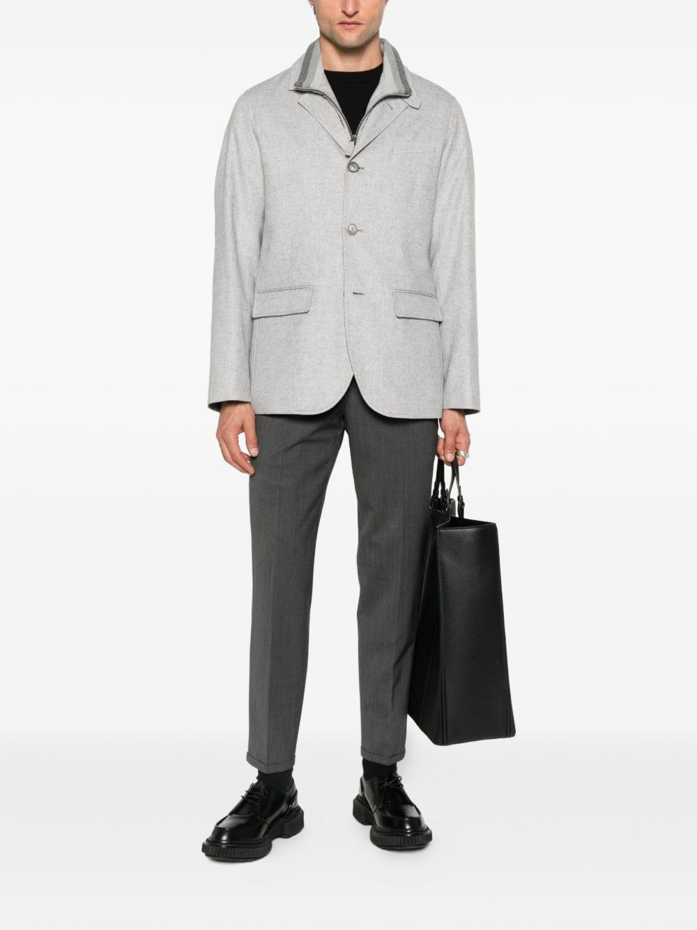 three-button blazer - 2