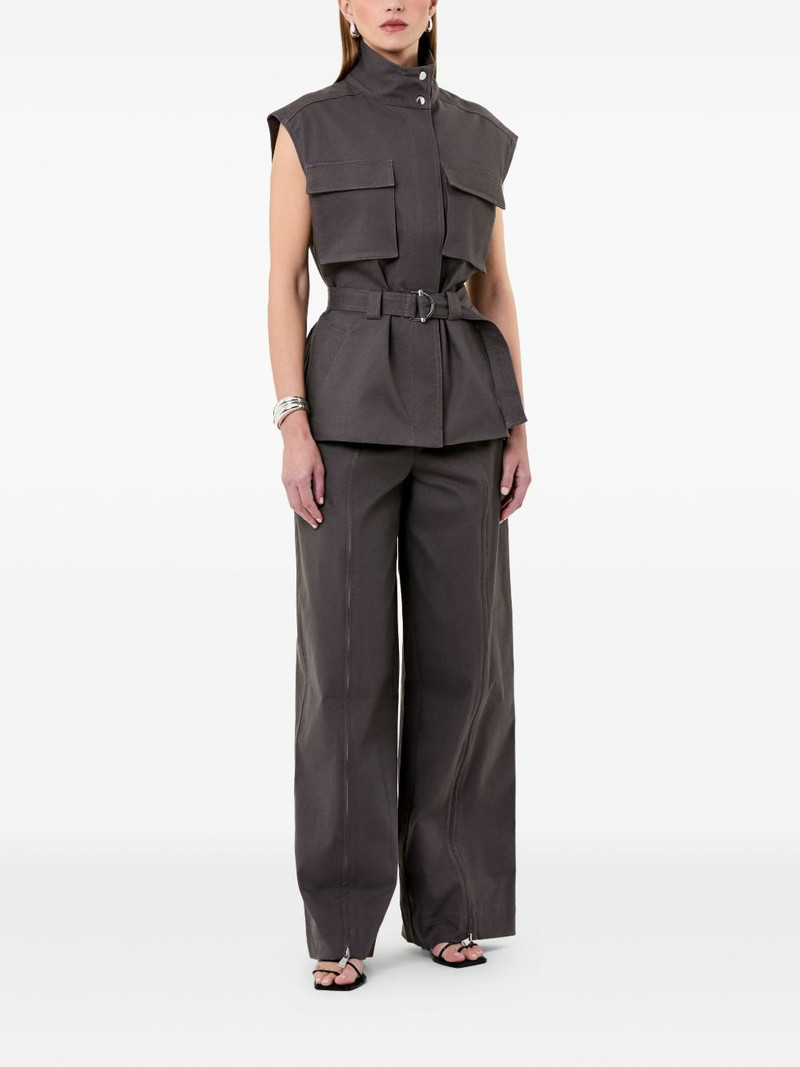 NICHOLAS Danna belted cargo-pocket vest outlook