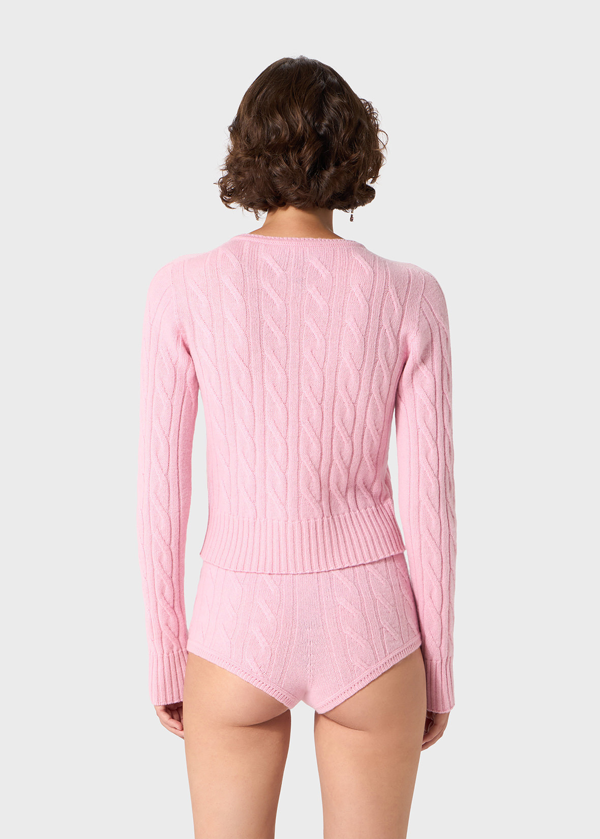WOOL AND CASHMERE CARDIGAN WITH JEWEL BUTTONS - 4