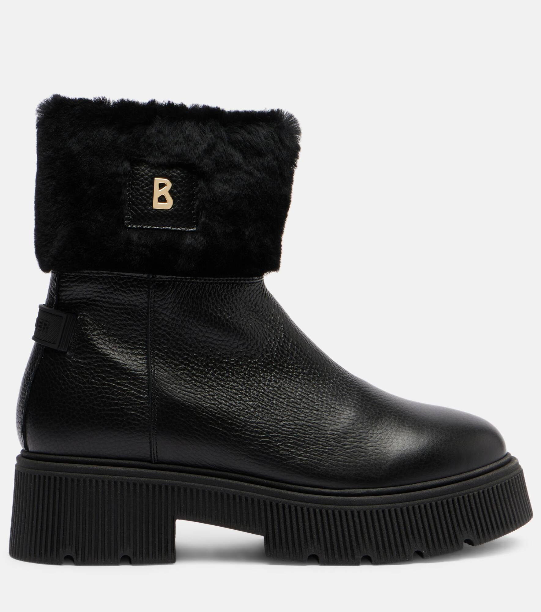 Turin shearling-lined leather ankle boots - 4