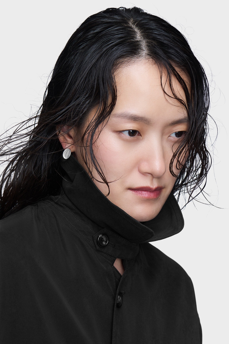 Peached cotton trench coat 5