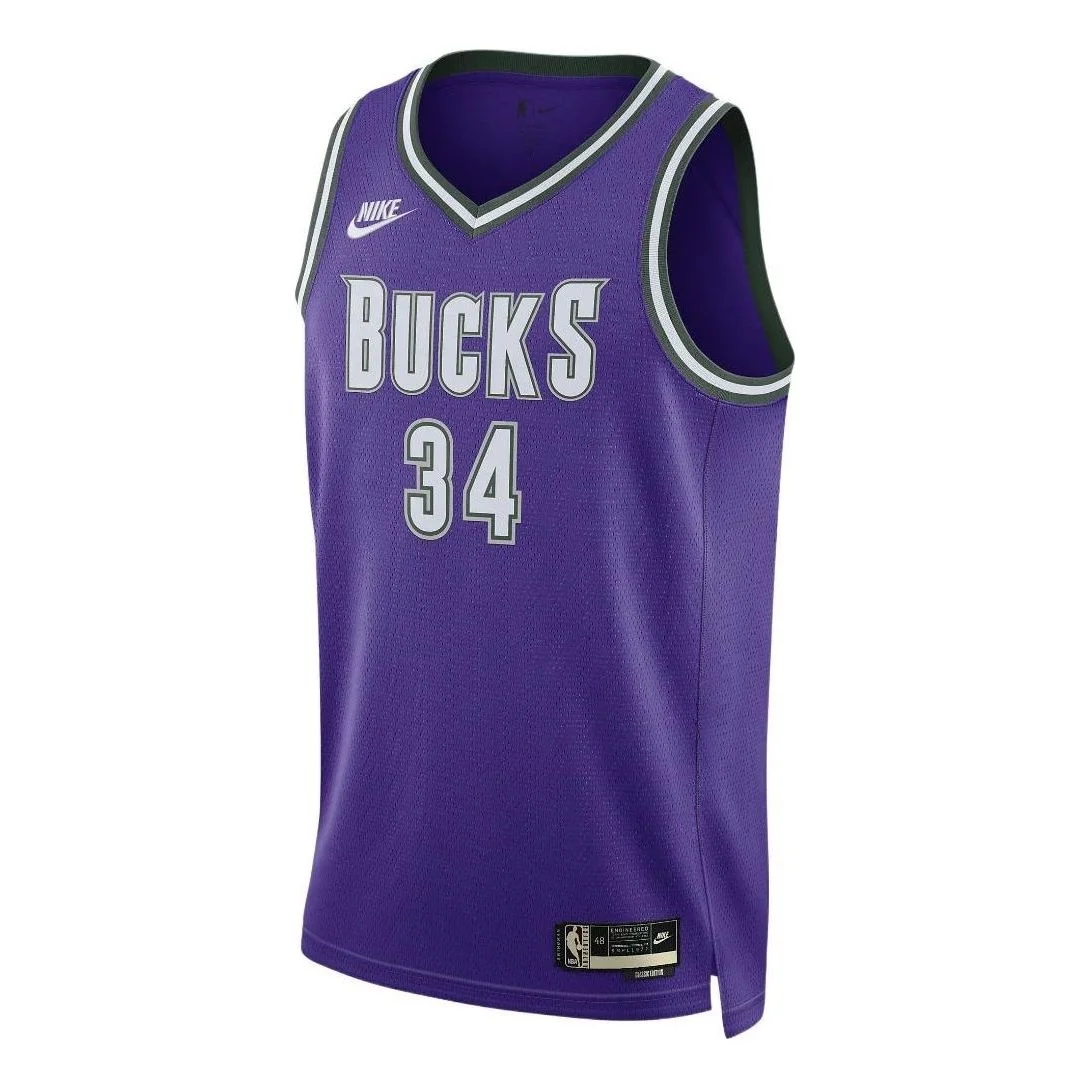 Nike Dri-FIT NBA Milwaukee Bucks Hardwood Classic 22/23 Swingman Basketball Jersey 'Giannis Antetoko - 1