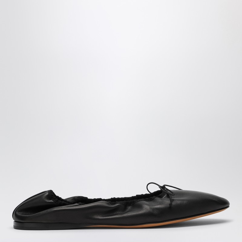 Black leather Awar ballerina - 1