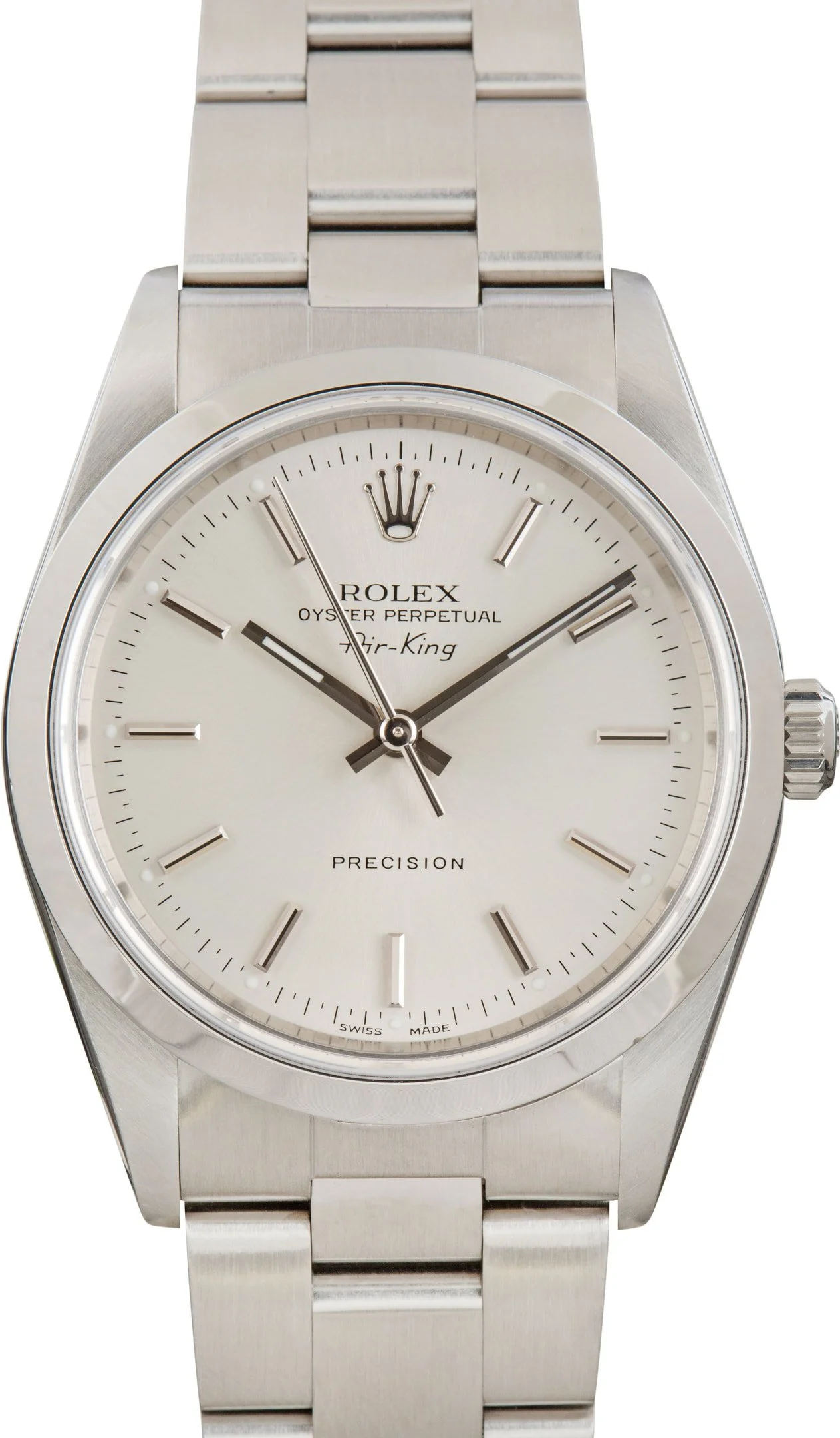 Rolex Air-King Stainless Steel 14000 Silver Dial - 1