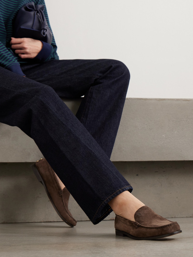 Tod's Studded Suede Loafers outlook