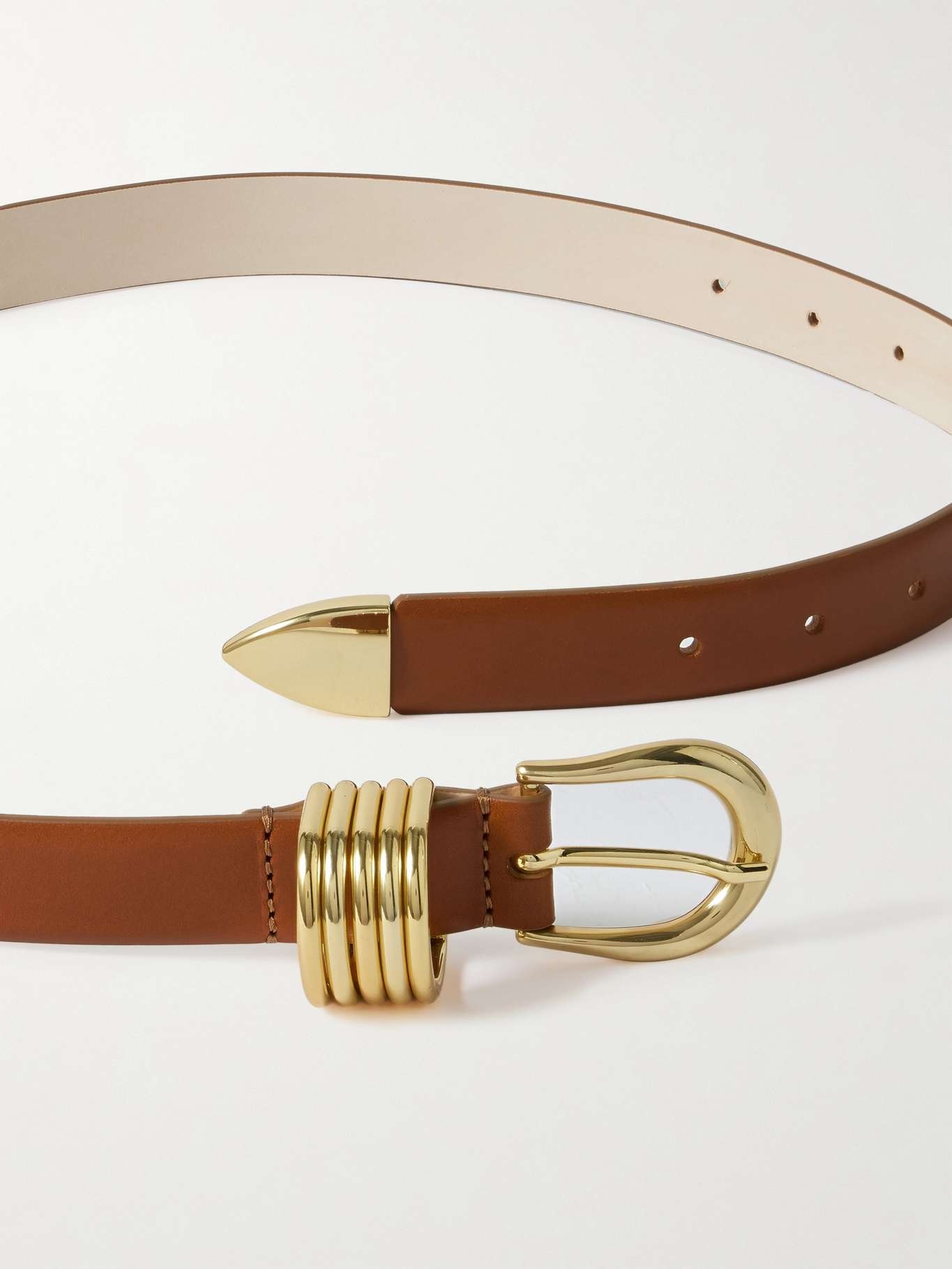Hollyhock leather belt Tan - 3