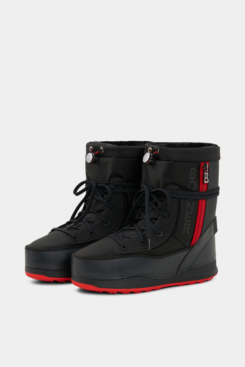 Laax Snow boots in Black/Red 4