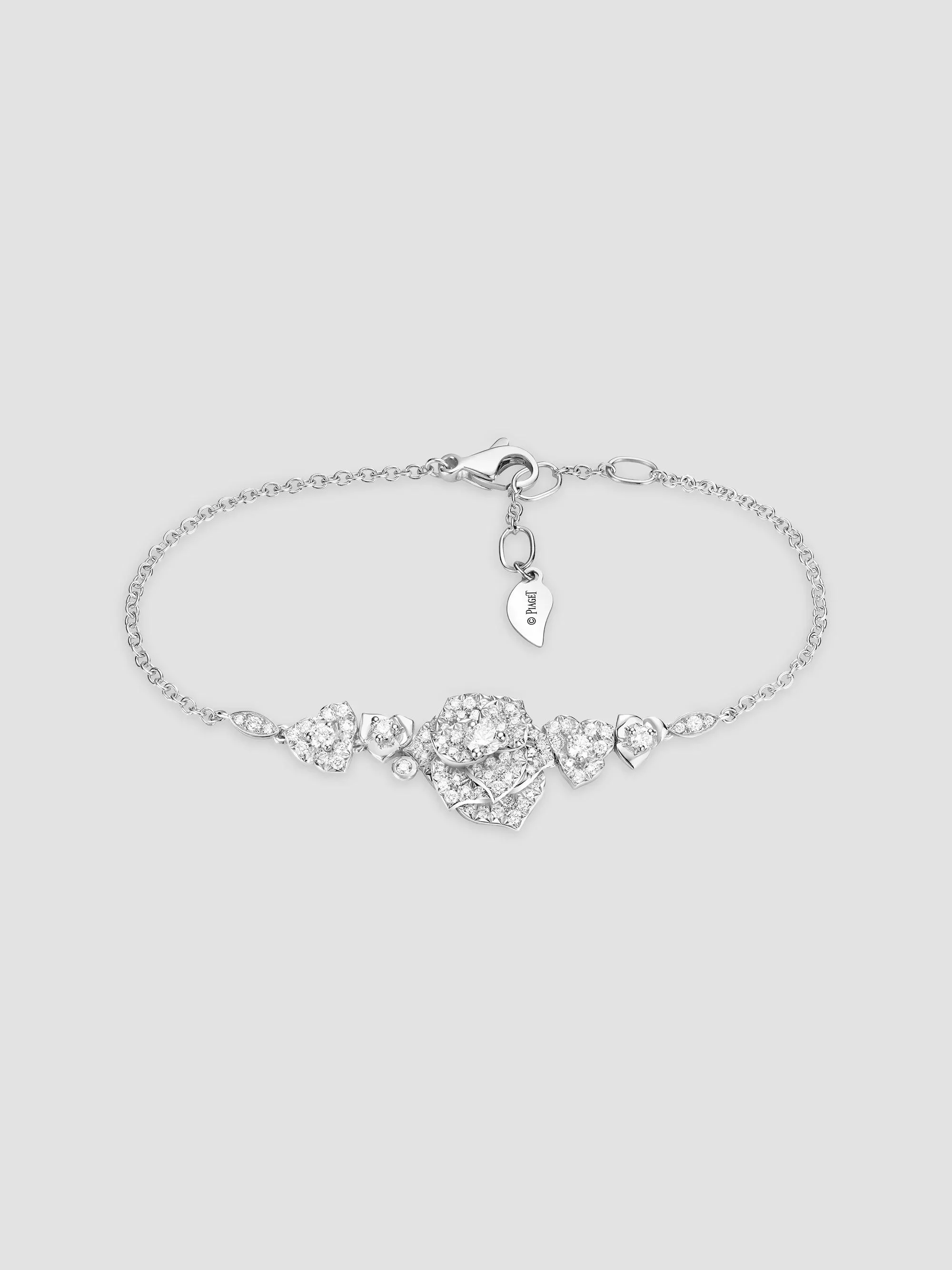 Women's Rose 18K White Gold & 0.80 TCW Diamond Bracelet - White Gold - 1