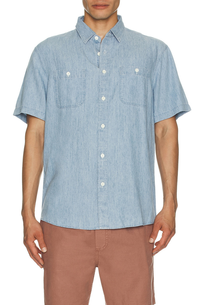 FAHERTY Tried And True Chambray Shirt outlook